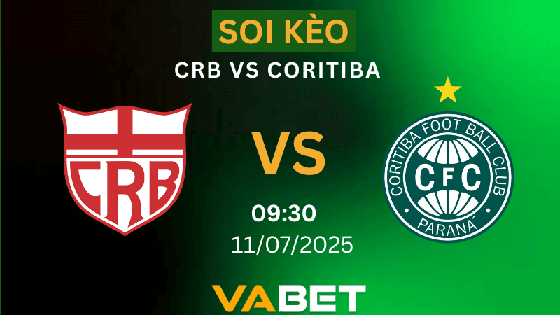 VABET Soi kèo CRB vs Coritiba 07h35 ngày 11/07/2025 - Serie B Brazil