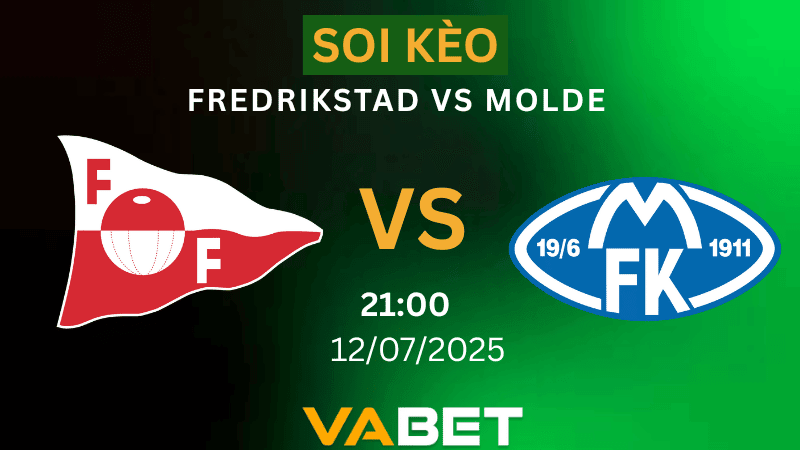 VABET Soi kèo Fredrikstad vs Molde 23h00 ngày 12/07/2025 - VĐQG Na Uy