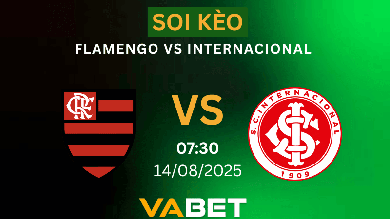 VABET Nhận định soi kèo Flamengo vs Internacional 07h30 ngày 14/08/2025 - Copa Libertadores