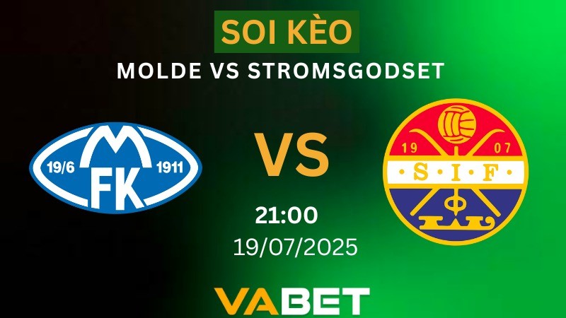 VABET Soi kèo Molde vs Stromsgodset ngày 21h00 19/07/2025 - VĐQG Na Uy