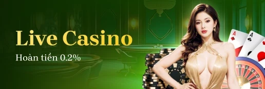 VABET Chơi Live Casino mỗi ngày, nhận hoàn tiền 0.2% tức thì.